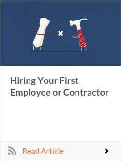 Hiring Your First Employee or Contractor