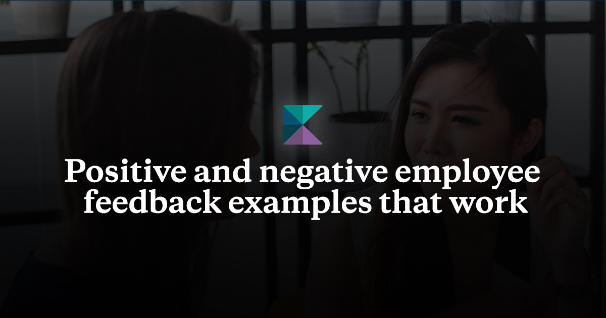 Positive And Negative Employee Feedback Examples